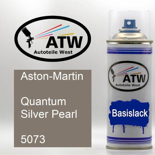 Aston-Martin, Quantum Silver Pearl, 5073: 400ml Sprühdose, von ATW Autoteile West.